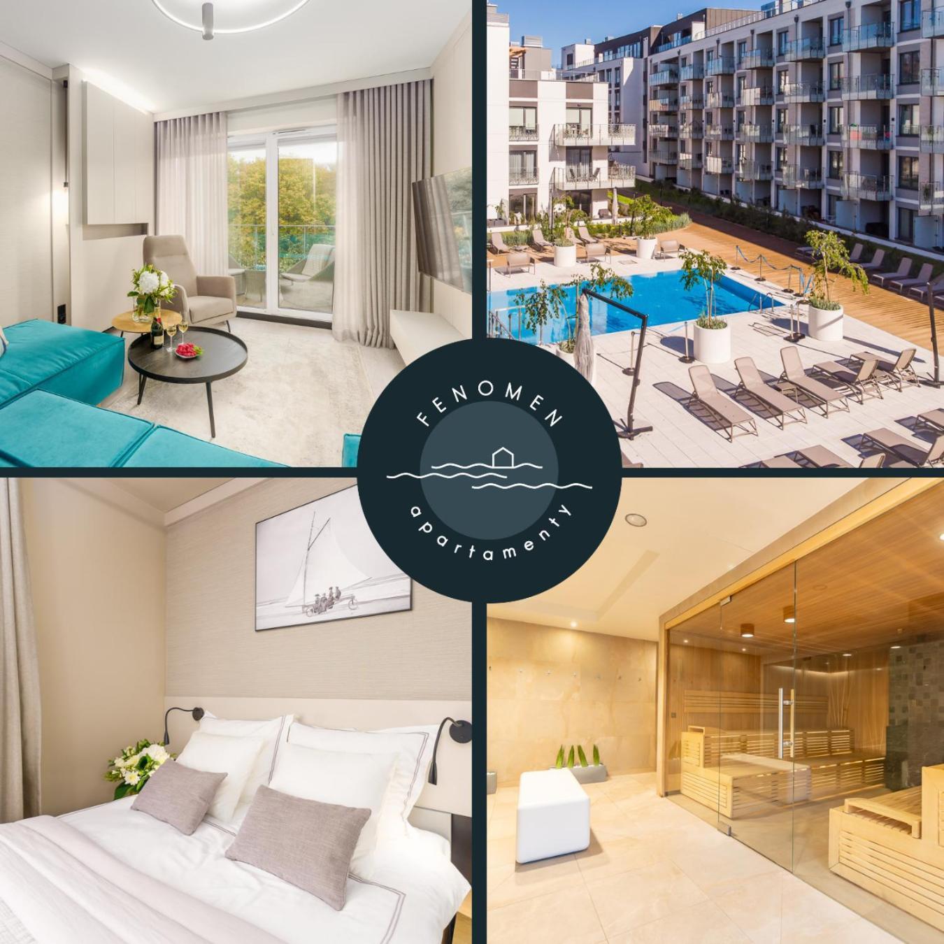 Apartamenty Fenomen - Premium Park & Sea, Nadmorskie Tarasy Free Parking, Swimming Pool, Sauna And Other! Колобжег Екстер'єр фото
